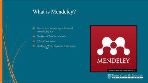 Citation Managers: Introduction to Mendeley (6-15-2020)
