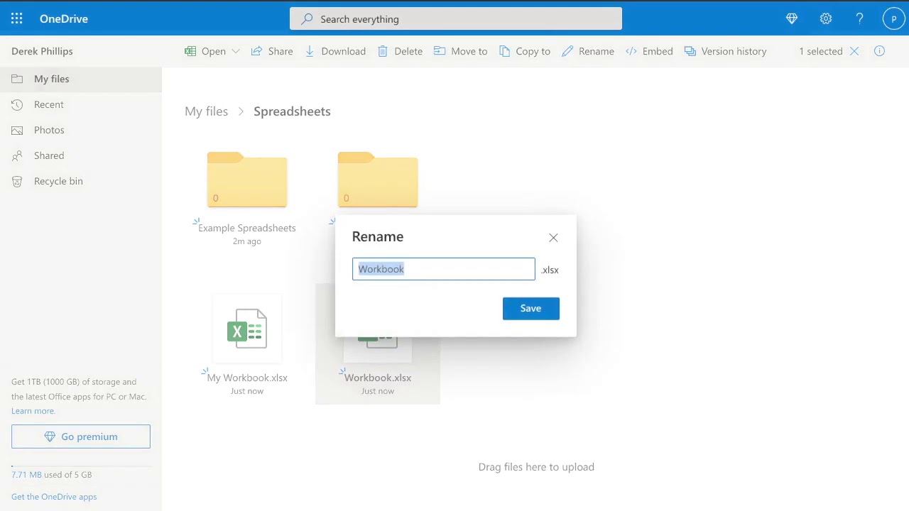 MS Excel Creating And Saving YouTube
