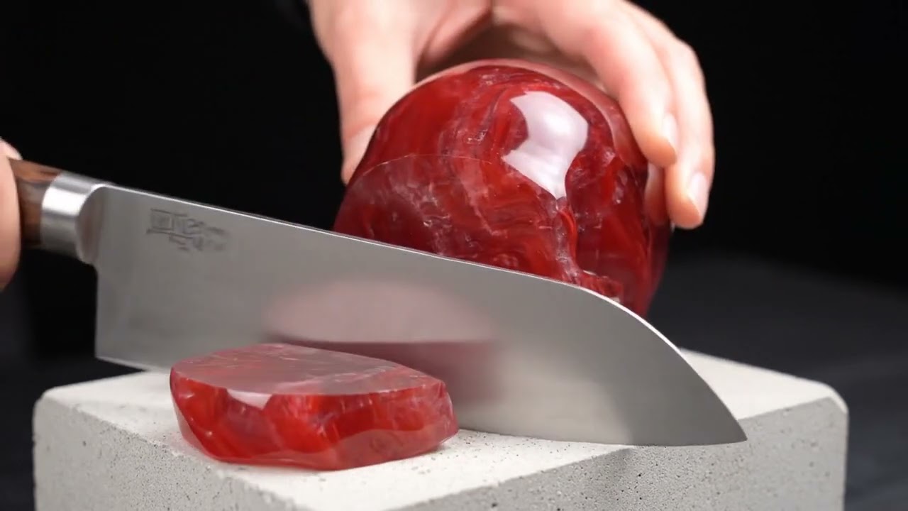 Slicing Obsidian Orbs & Crystal Skulls - Cinematic Asmr