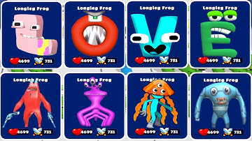 Merge Rainbow Friends 100 Doors vs Merge Alphabet Lore Run Max Level Gameplay Part 2