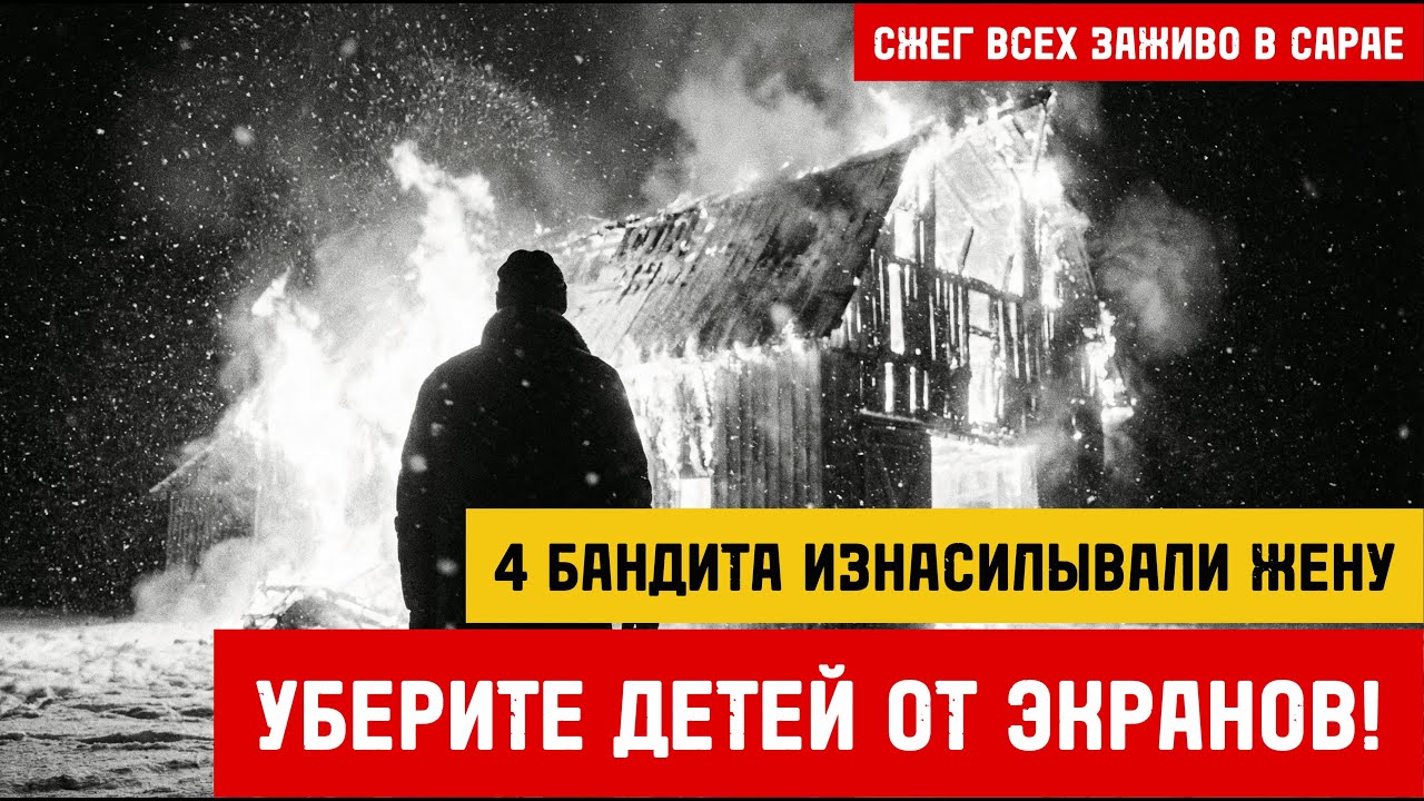 ЗАМАНИЛ И СЖЕГ четверых НАСИЛЬНИКОВ жены в сарае. МЕСТЬ за любимую
