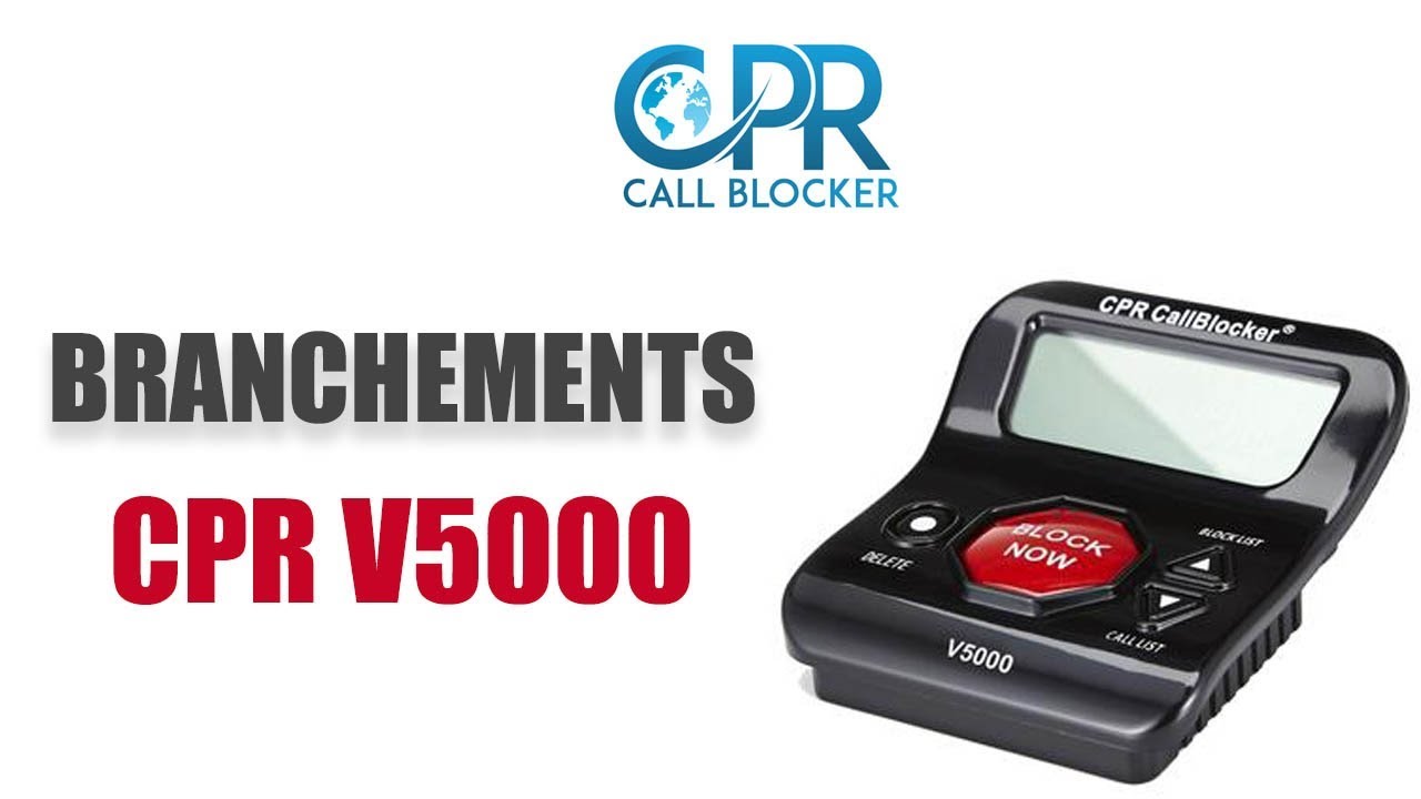 Comment brancher son CPR V5000 ?