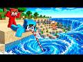 Bebí TODO el AGUA del OCÉANO en Minecraft...