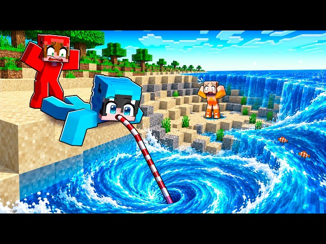 Bebí TODO el AGUA del OCÉANO en Minecraft...