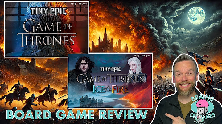 Tiny Epic Game of Thrones + Ice & Fire Expansions First Look | Big Strategy in a Small Box