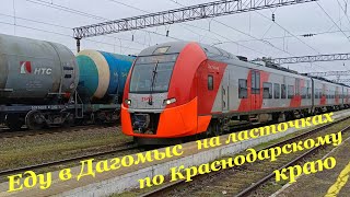 Еду в Дагомыс на ласточках по Краснодарскому краю🚆 / Мини-путешествие в Сочи к морю🌊