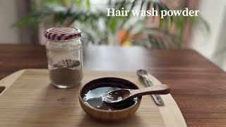 4 ingredients hair wash powder to boost hair growth