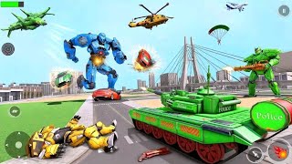 Police Tank Robot Transform 3D-Android Gameplay #2023 screenshot 1