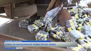 TV Success 2026: Soft Drink Cargo Overturns in Rio Verde, GO screenshot 2
