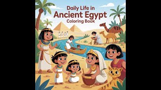 Daily Life in Ancient Egypt Coloring Book Fun Educational Coloring Pages About Children | Homes