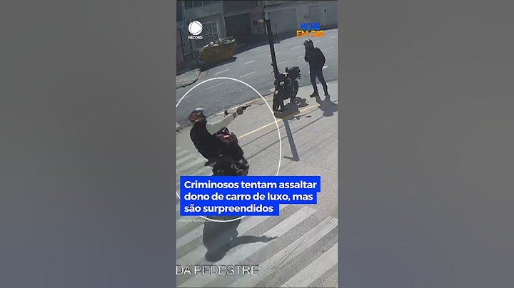Criminosos tentar assaltar dono de carro de luxo, mas são surpreendidos #HojeEmDia #shorts