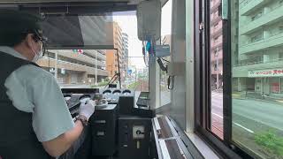 Tokyo Sakura Tram Driver's View