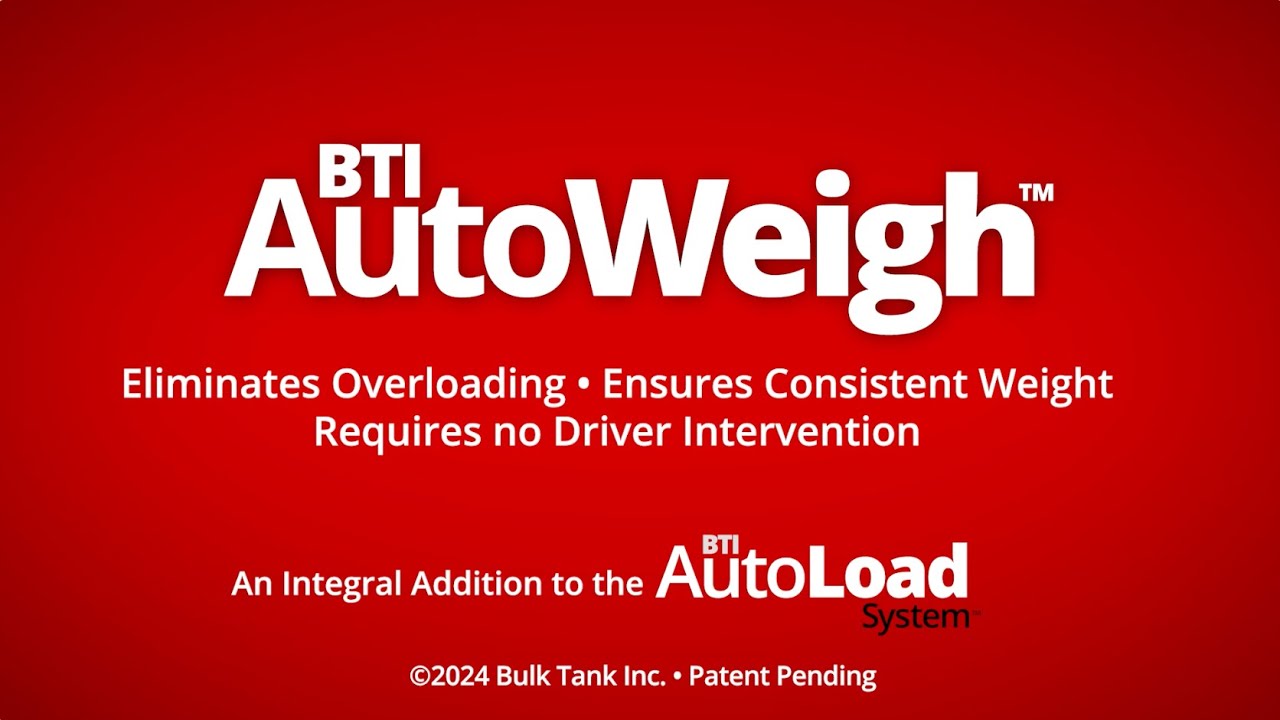 BTI AutoWeigh™ - an integral addition to the AutoLoad® System - YouTube