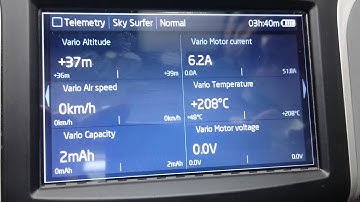 Xicoy Flight Computer +Weatronic BAT60 + JetsMunt turbine M140 telemetry  test