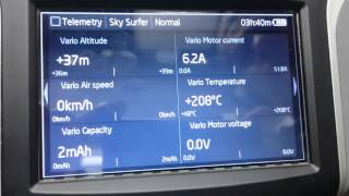 Xicoy Flight Computer +Weatronic BAT60 + JetsMunt turbine M140 telemetry  test