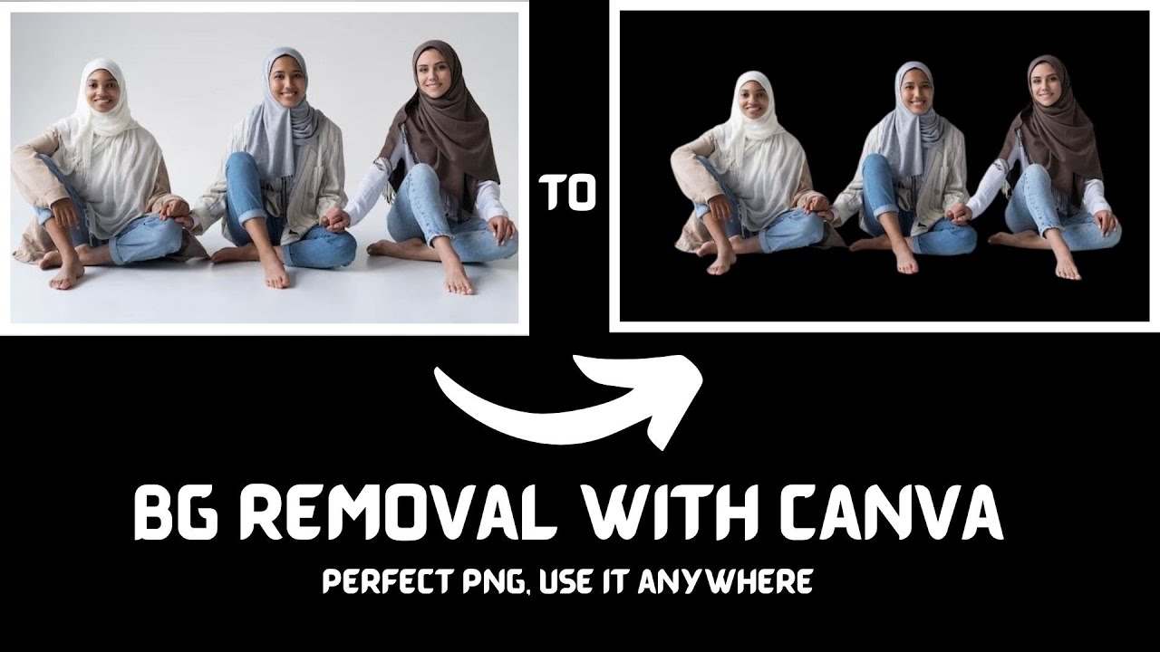 How to Remove Image Background and Make it Transparent png using Canva ...