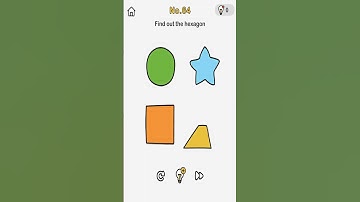 Brain Out Level 64 Find out the hexagon