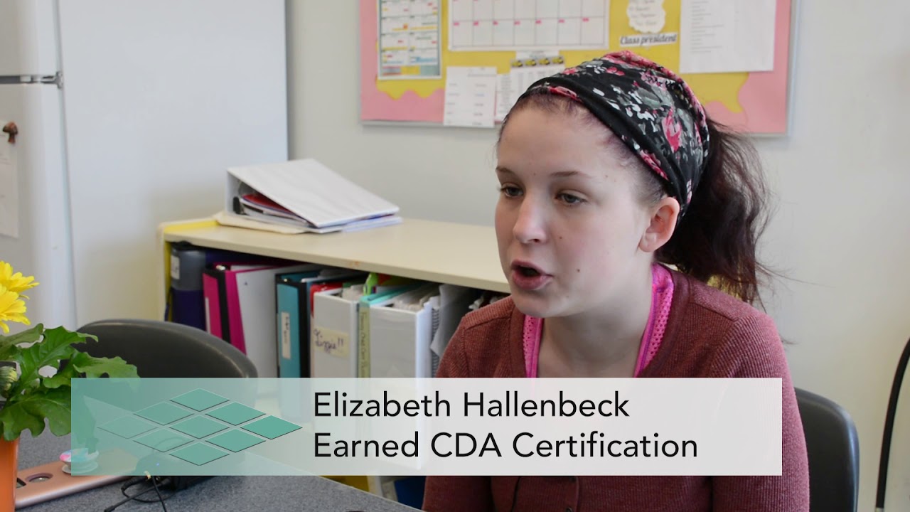 ECE Senior earns CDA Credential
