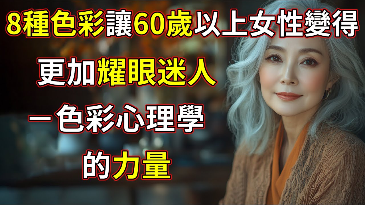 讓男人立刻愛上年長女性的8種色彩。色彩心理的力量──看看並找出屬於你自己的顏色！