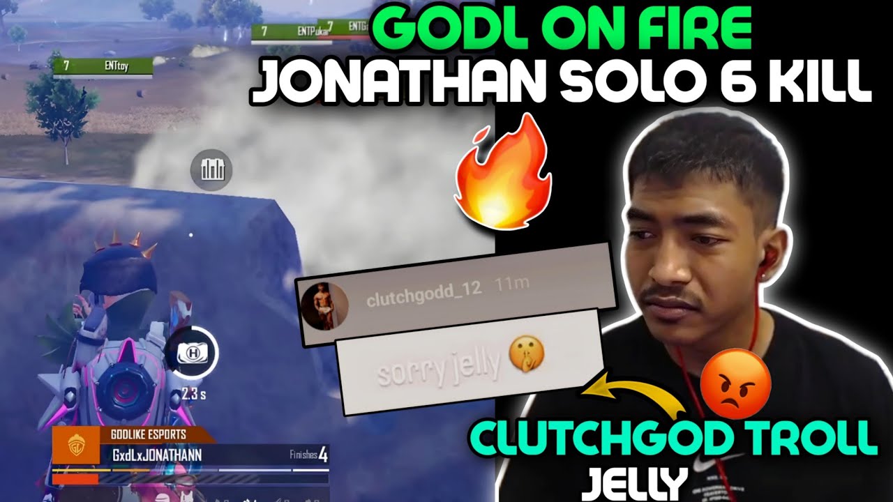 Admino vs Spower 😮 || Jonathan Solo 6 Kills 🔥 || ClutchGod Troll Jelly ...