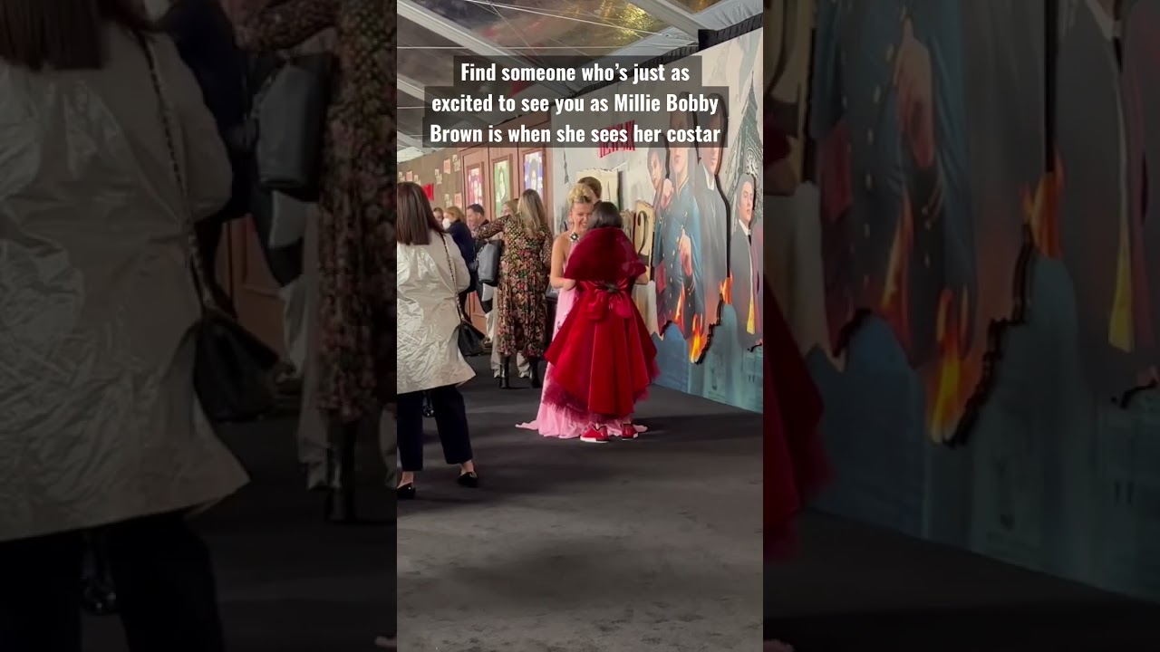 ❤️NETFLIX MILLIE BOBBY BROWN❤️ Enola Holmes 2 premier Henry Cavill