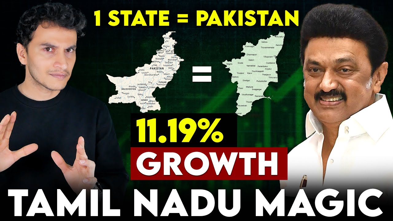 How Tamil Nadu Became India’s Fastest Growing State? | GDP, Economic Growth | Lookk