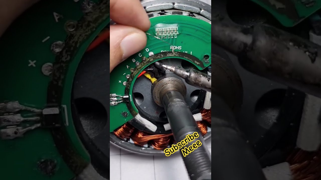 E Bike Motor Hall Sensor W Repair Reconnected Tech Viral Elektronik Ebike