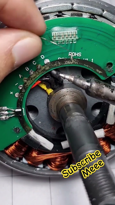 E-Bike Motor Hall sensor W Repair reconnected #tech #repair #viral #elektronik #ebike