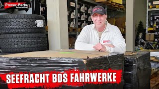 Seefracht mit BDS-Fahrwerken und FOX-Stoßdämpfern | Power-Parts Automotive