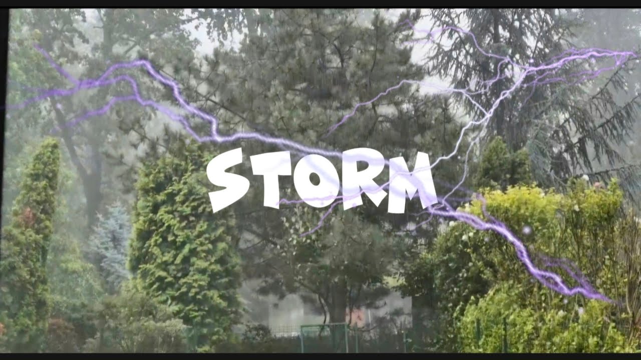 Recent thunderstorm in Romania - YouTube