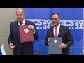 Подписание Меморандума С.Лавровым и И.Хилем, Нижний Новгород, 11 июня 2024 года