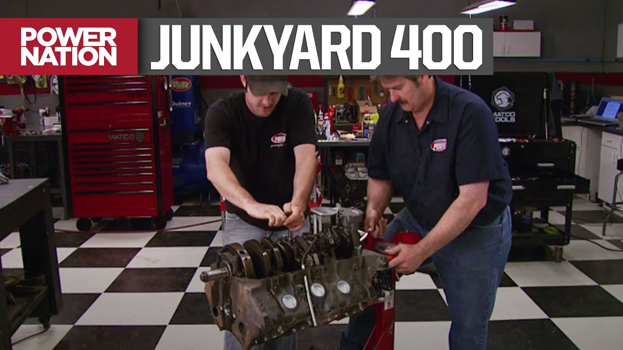 ⁣Re-Building A Junkyard Pontiac 400 Motor For $2,000 - HorsePower S12, E11