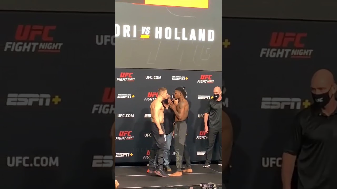 Marvin Vettori vs Kevin Holland Anxious Face-off🔥 UFC Vegas 23 