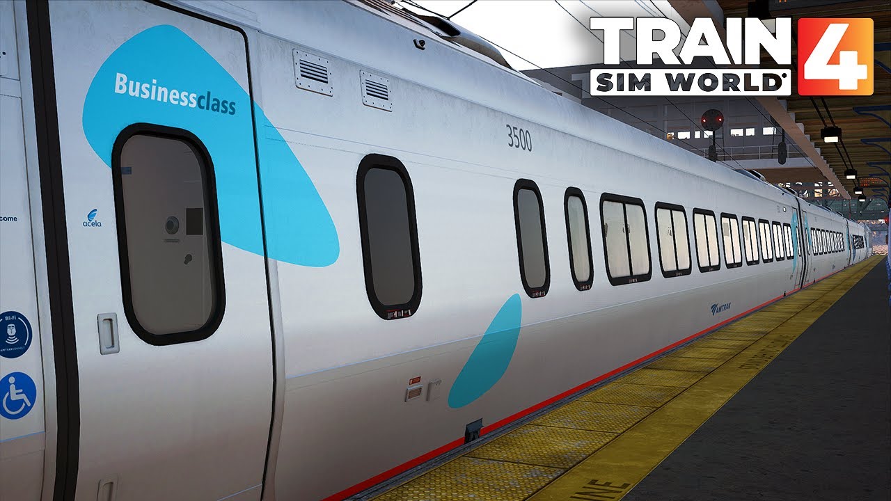 Train Sim World 4 - Passenger Mode | NY Penn - Trenton | Amtrak Acela Express