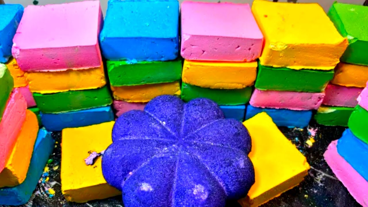 💚Homemade Reformed GymChalk | Crunchy | ASMR | Satisfying by@ASMRgymchalkIndonesia💛