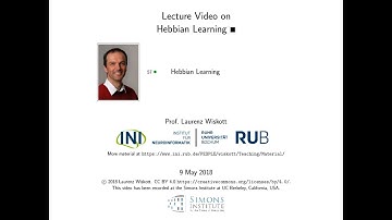 Hebbian Learning - (57 min)