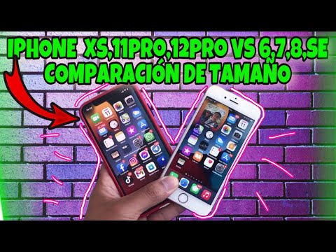 Video: ¿Cuál es la diferencia de tamaño entre el iPhone 6s y el XS?