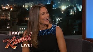 Jennifer Garner Baked Blueberry Buckle for Jimmy Kimmel