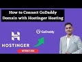 How to Connect GoDaddy Domain with Hostinger Hosting | Point Godaddy Domain to Hostinger | 2023