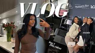 LIVING ALONE WEEKLY VLOG | maintenance + buying furniture +  how I film tiktoks + events  + more!