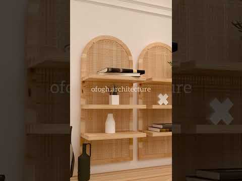 جدیدترین مدل شلف دیواری