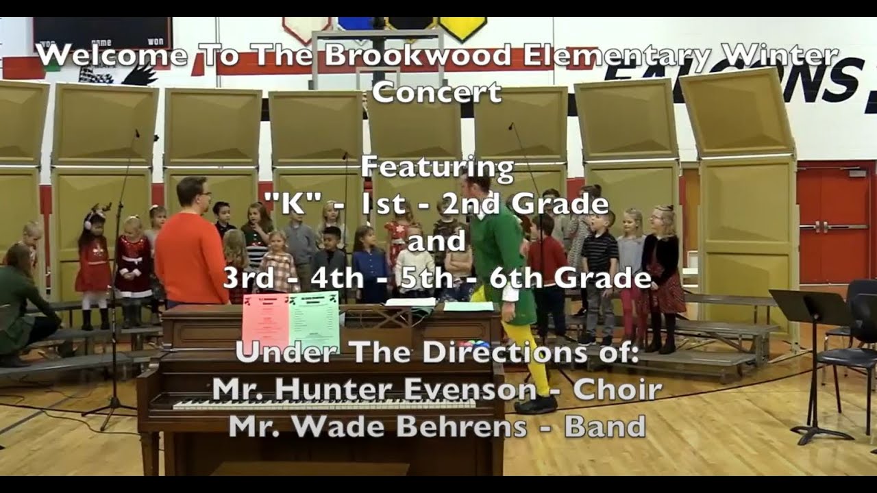 2022 N O W School District Brookwood Elementary Christmas Concert YouTube