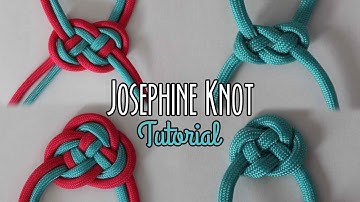 Macrame tutorial- how to tie josephine knots