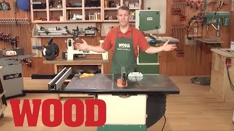 Intro to Woodworking Machines - WOOD magazine