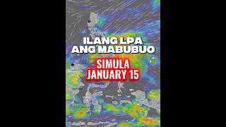 Posibleng LPAs na papasok sa Pilipinas ngayong January 2026 #lpa #bagyoph