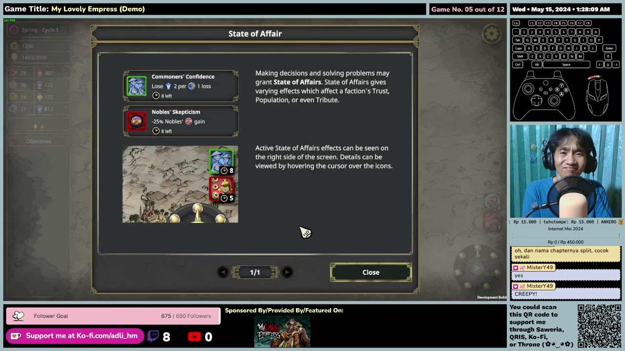 (EN/ID) My Lovely Empress (Demo) - First Impression - Gameplay (Ch 1 and 2) 