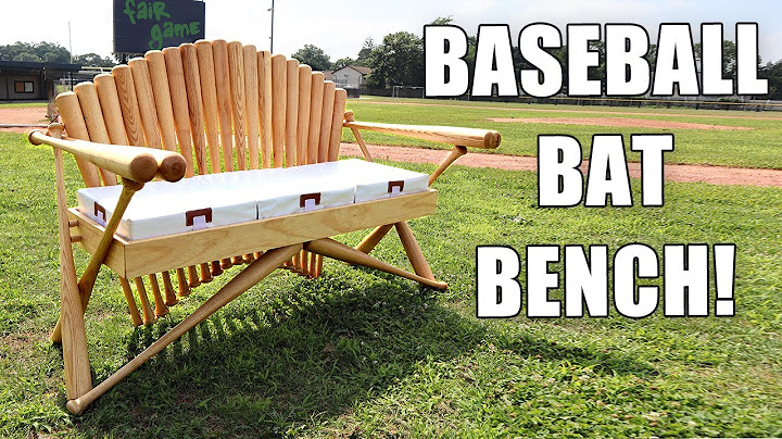 How to make a baseball bat headboard