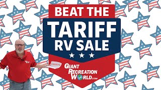 🎉 Tariff Free RV Sale – Going on NOW at Giant Recreation World! #rvlife #rvlifestyle #rvliving