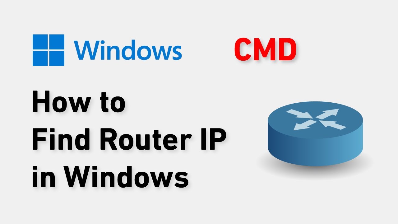 Cmd To See Router In Router How to Find Your Router’s IP Using Windows CMD - YouTube