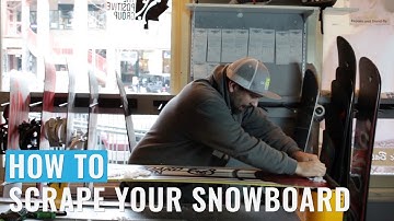 How To Scrape Your Snowboard